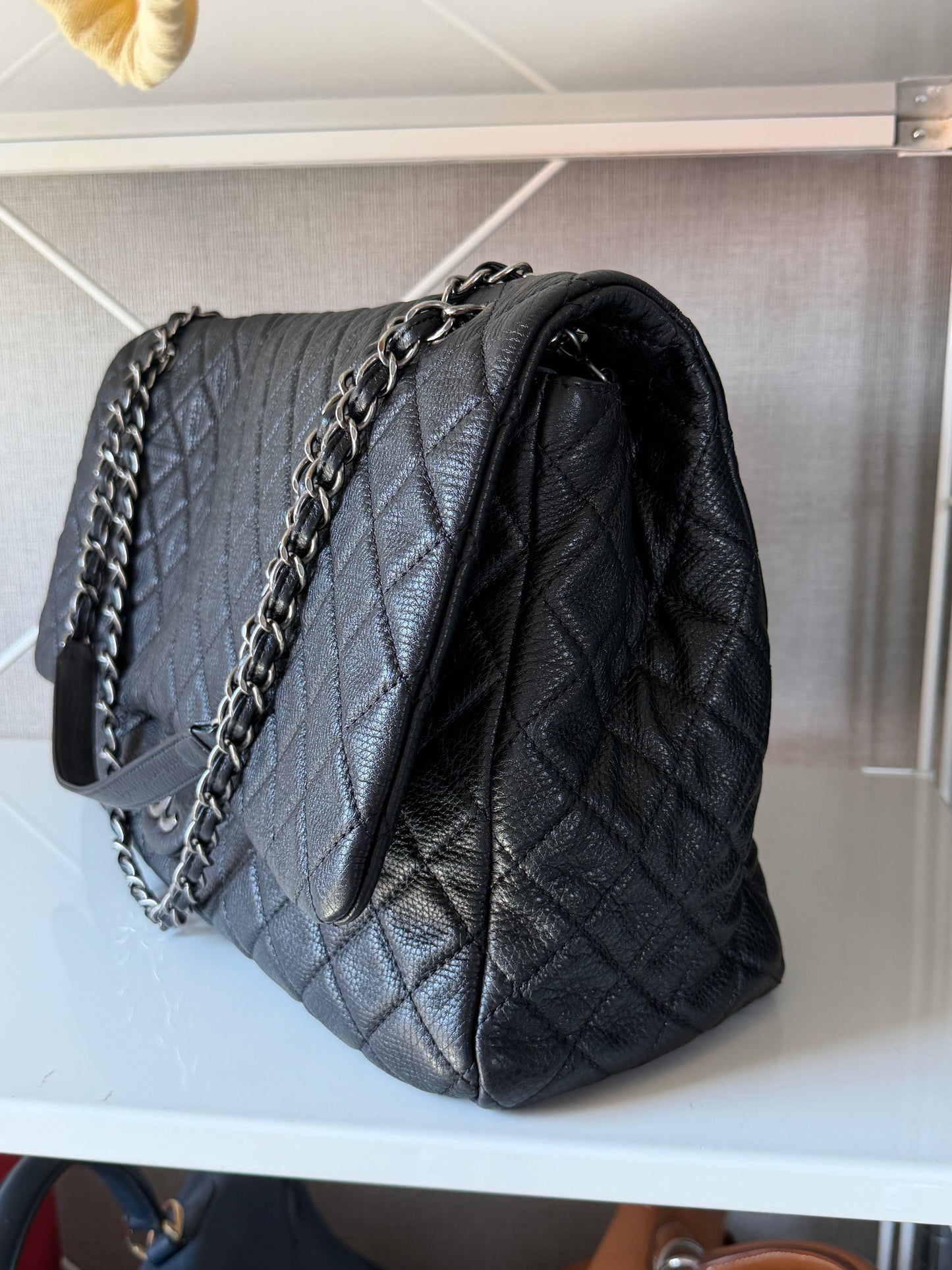 Chanel Quilted Grained Calfskin Airlines XXL Bag