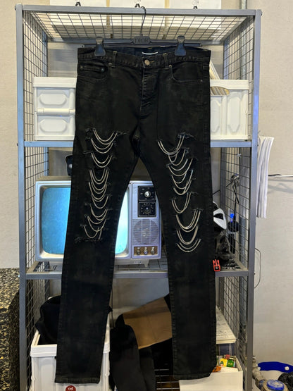 Saint Laurent fw13 chain jeans