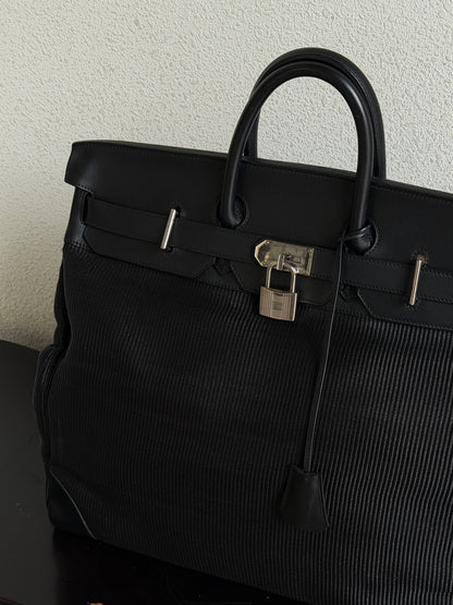Hermes HAC 50 Crinoline Barenia Black Palladium
