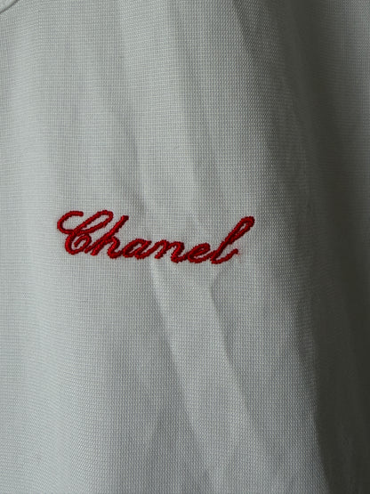 Chanel 26SS Charvet White Tuxedo Long Sleeves Shirt
