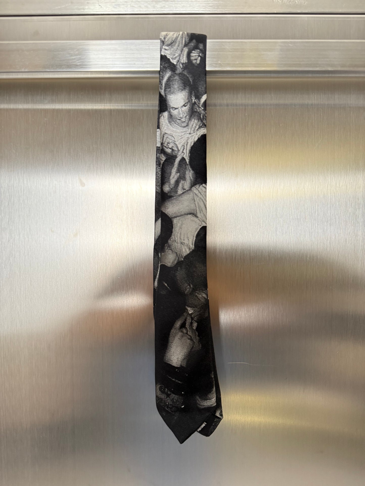 Dior Homme FW17 Dan Witz Moshpit tie