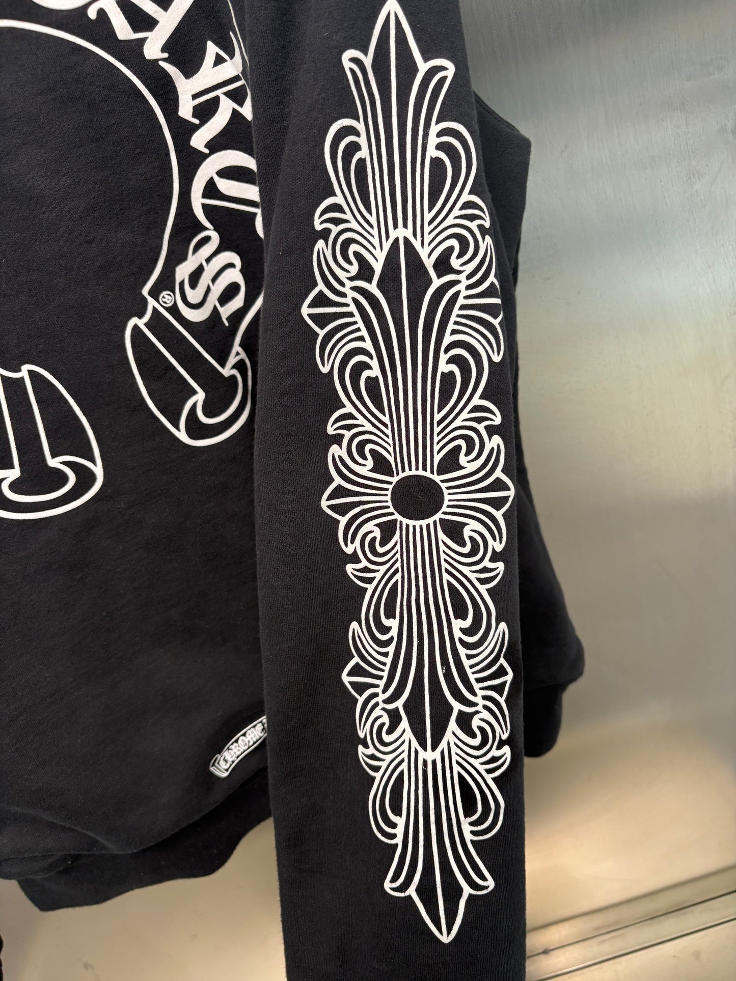 Chrome Hearts Horseshoe FUXK YOU Zip Up Thermal Hoodie