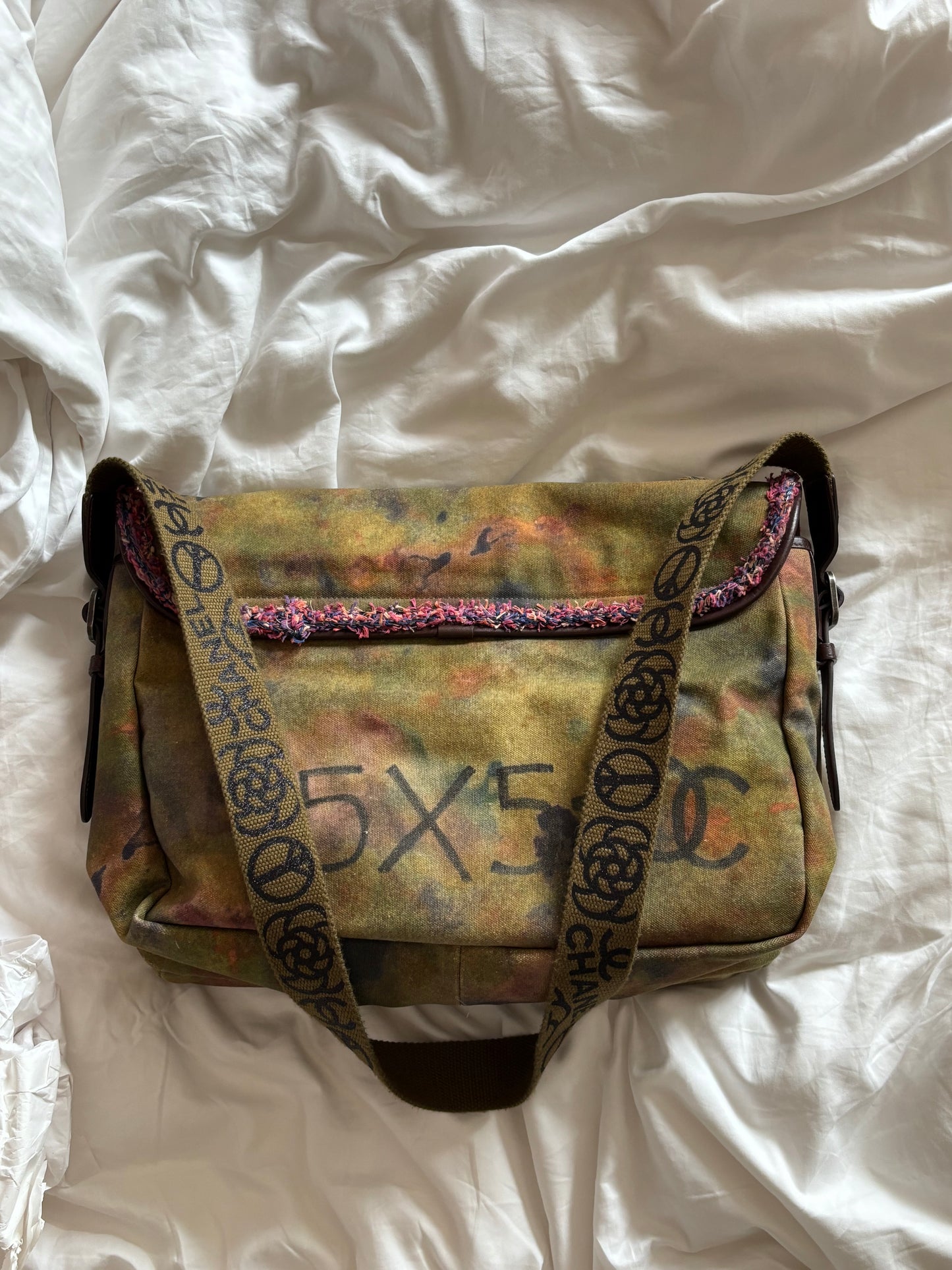 Chanel Graffiti On The Pavement Messenger bag