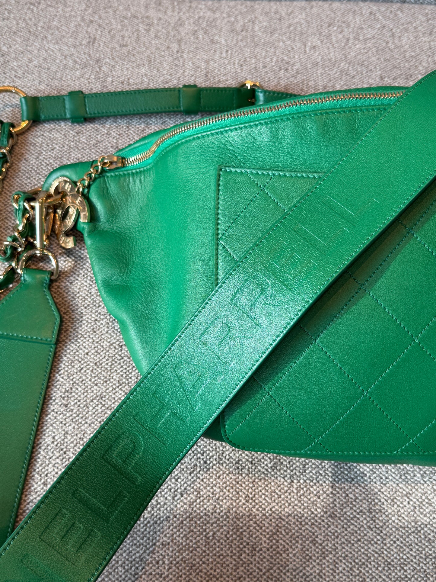 Chanel X Pharrell Williams Green XXL Cross Body Bag
