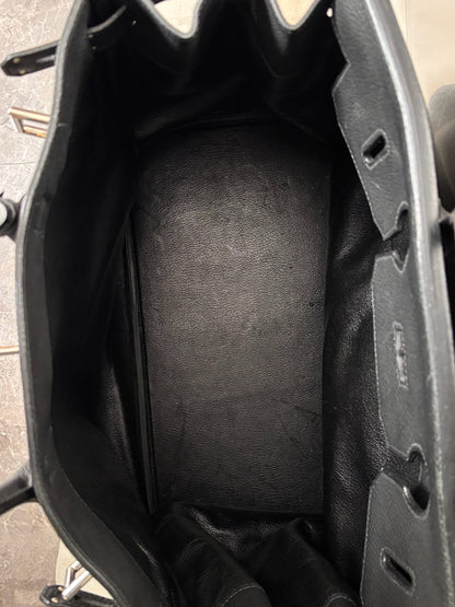 Hermes HAC 40 Noir Togo Leather Palladium SHW