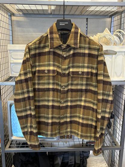 Chrome hearts checkered cashmere workdog flannel shirt