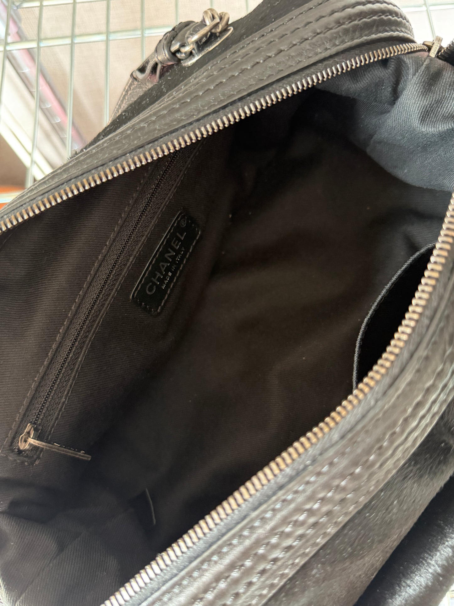Chanel Paris Dallas Calfskin Ponyhair Fringe Bowling Bag