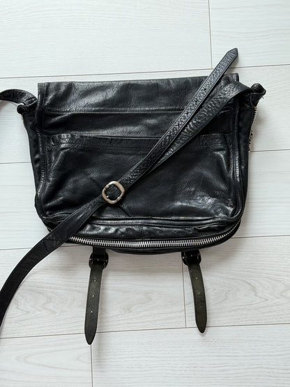 Chrome Hearts cross patches messenger bag