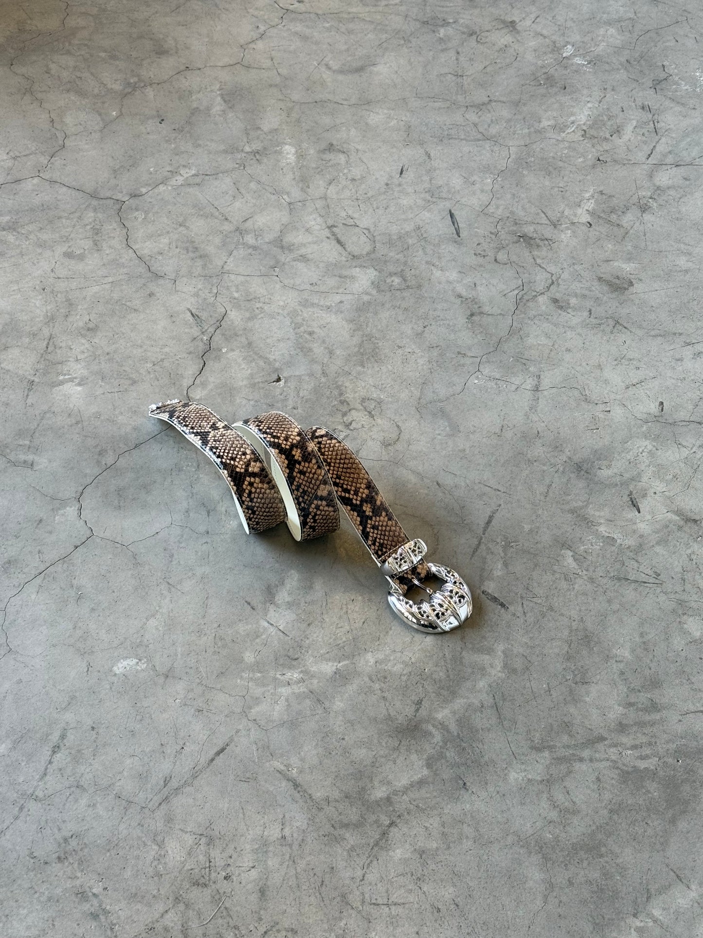 Chrome Hearts Python Talon Claw 3 Pieces Belt