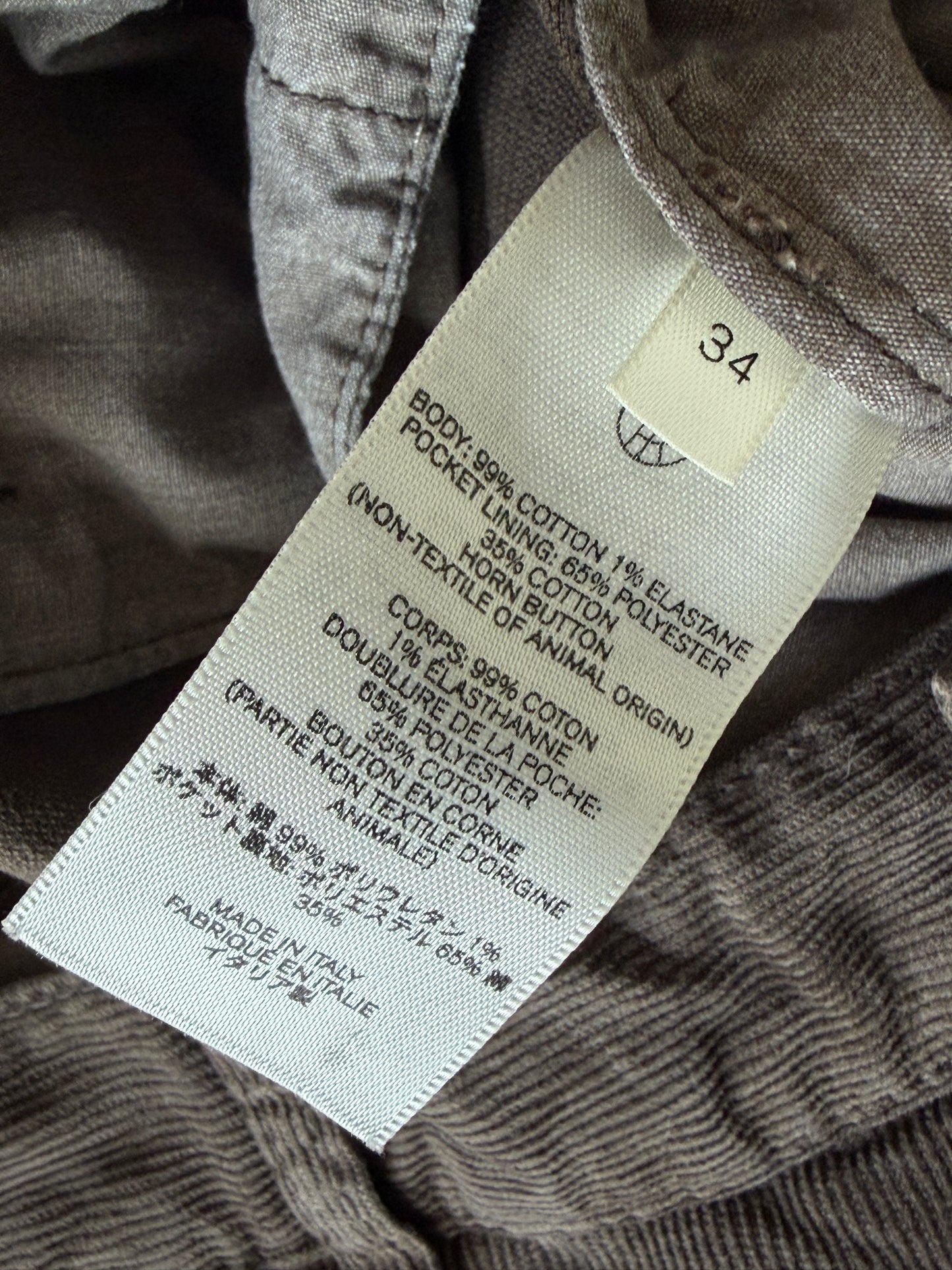 The Row Men's Rosco Brown Corduroy Pants