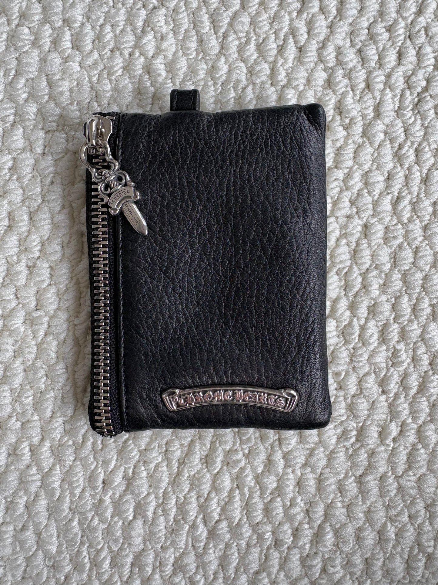 Chrome Hearts Dagger Zip Coin Case Brand New