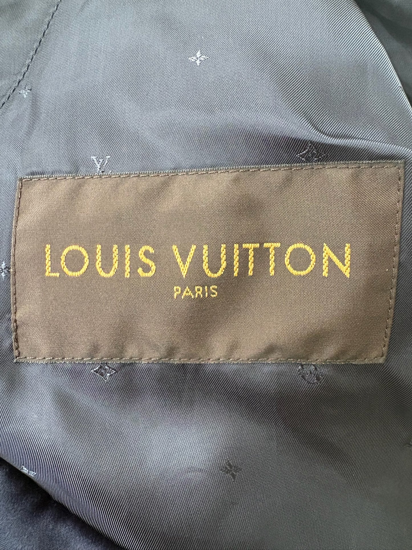 Louis Vuitton SS16 Silk-Blend Monkey Embroidery Souvenir Jacket