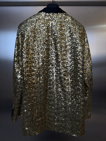 Saint Laurent Paris ss14 sequins blazer jacket