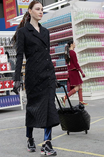 Chanel 2014AW Supermarket Collection Trolley Quilted Patent Backpack