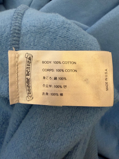 Chrome Hearts Drake collaboration “ Girls Love Chrome” babyblue hoodie