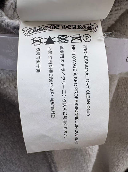 Chrome Hearts Cross patches half zip PaperJam hoodie