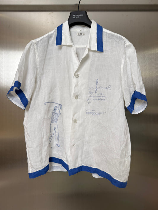 Bode Golf Linen Shirt