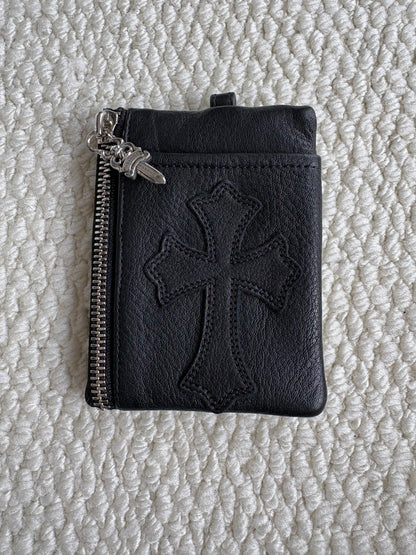 Chrome Hearts Dagger Zip Coin Case Brand New