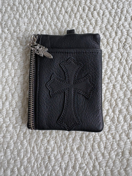 Chrome Hearts Dagger Zip Coin Case Brand New
