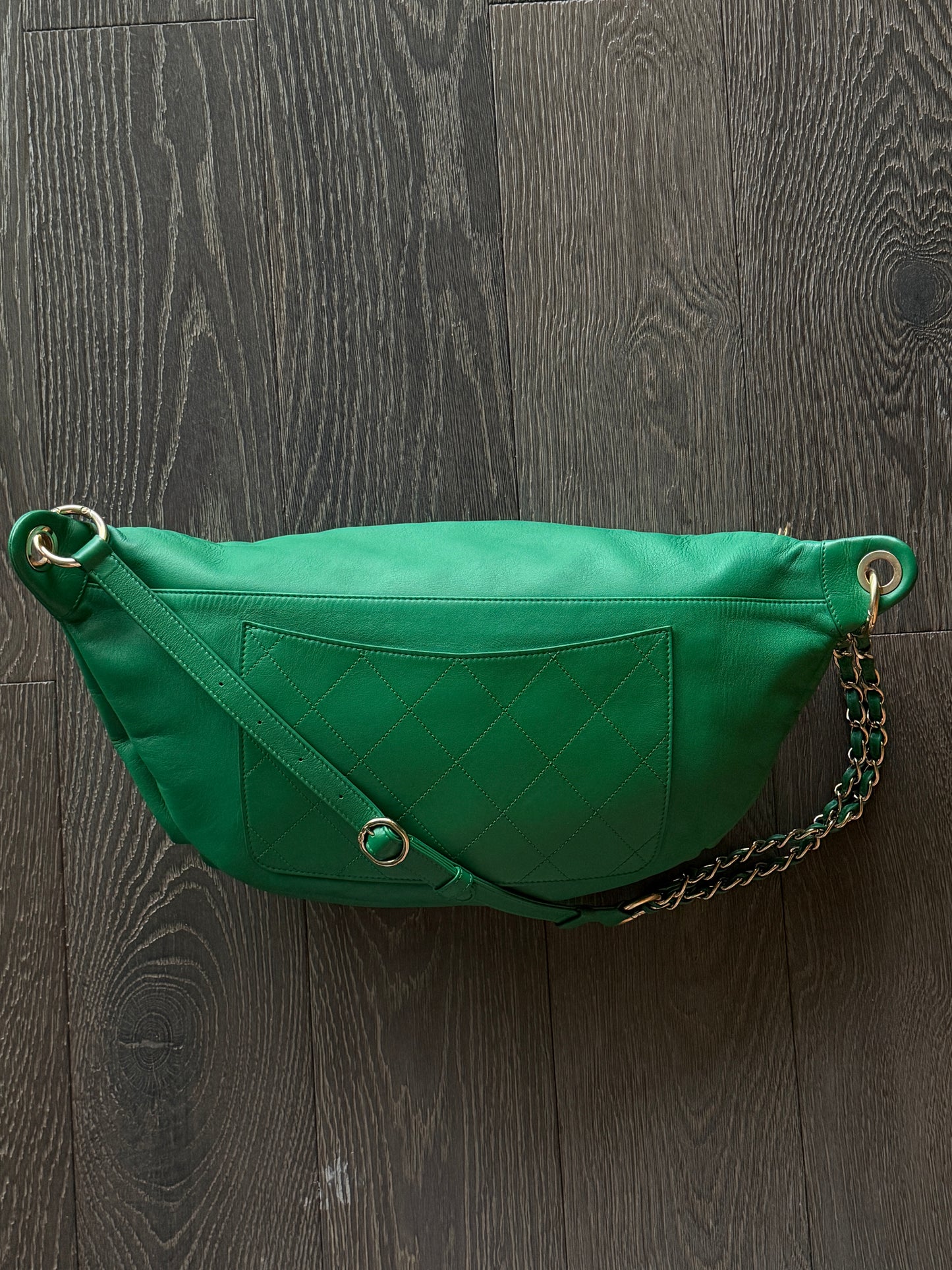 Chanel X Pharrell Williams Green XXL Cross Body Bag