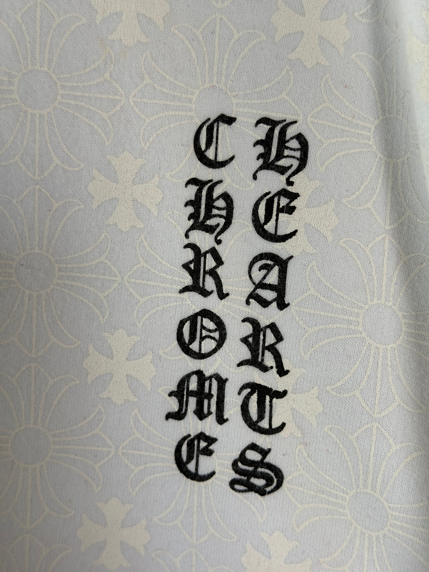 Chrome Hearts Monogram fuck u white hoodie