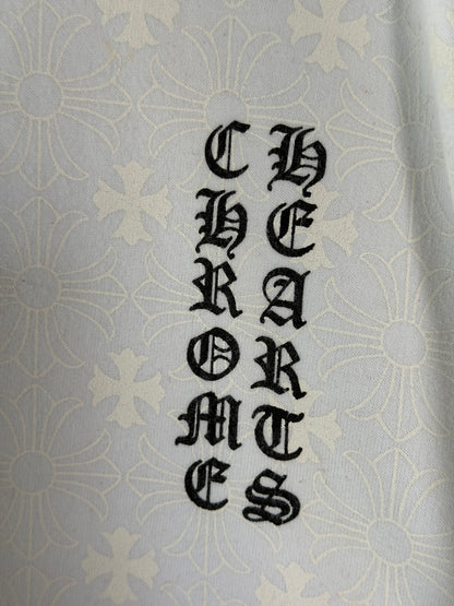 Chrome Hearts Monogram fuck u white hoodie