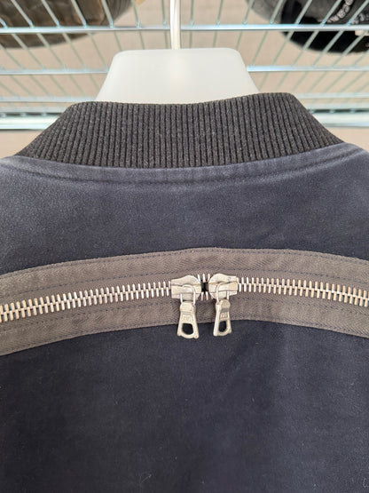 Dries Van Noten aw14 og moleskin back zip jacket