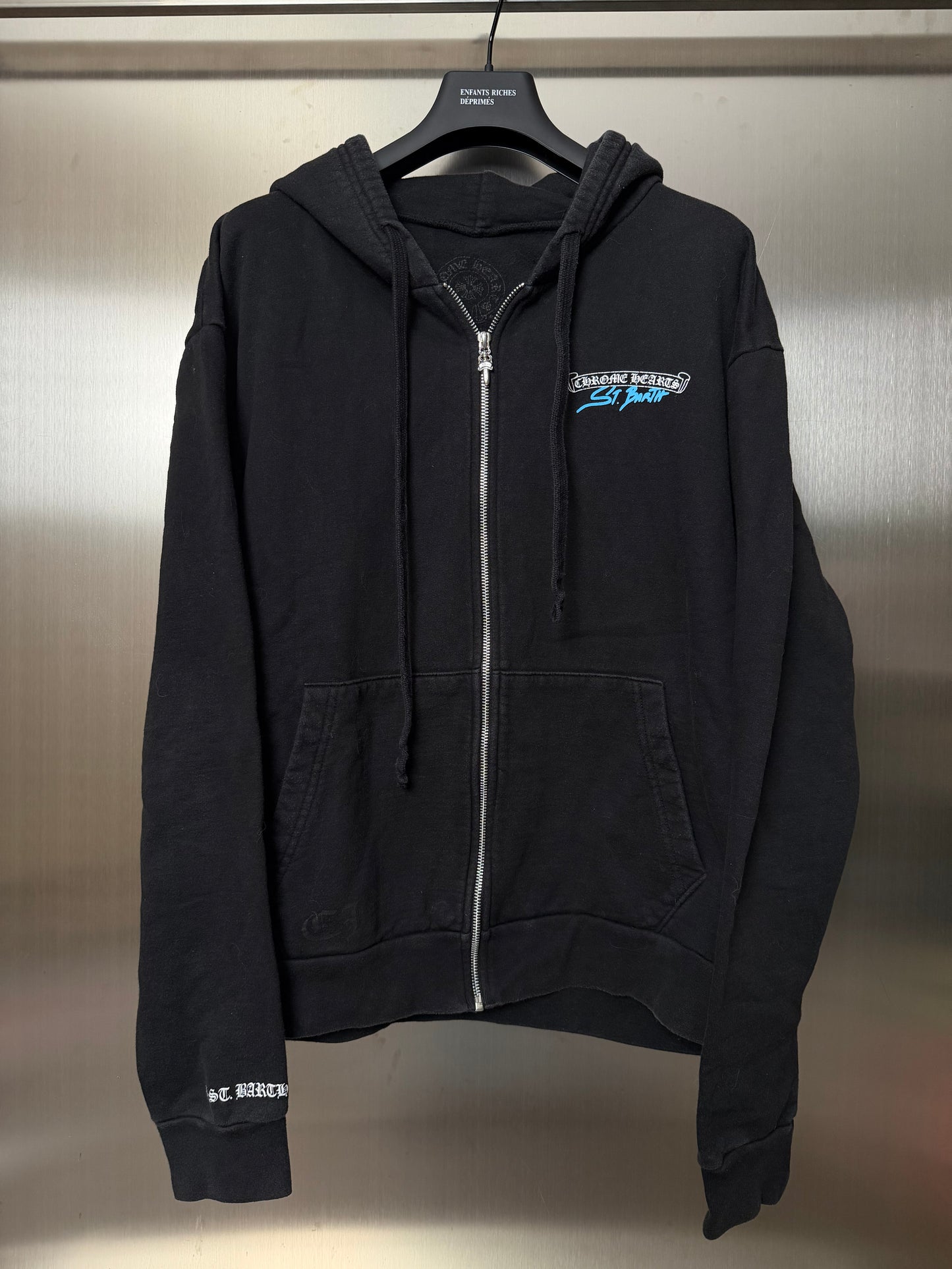 Chrome Hearts St.Barth Horseshoe Zip Up Hoodie