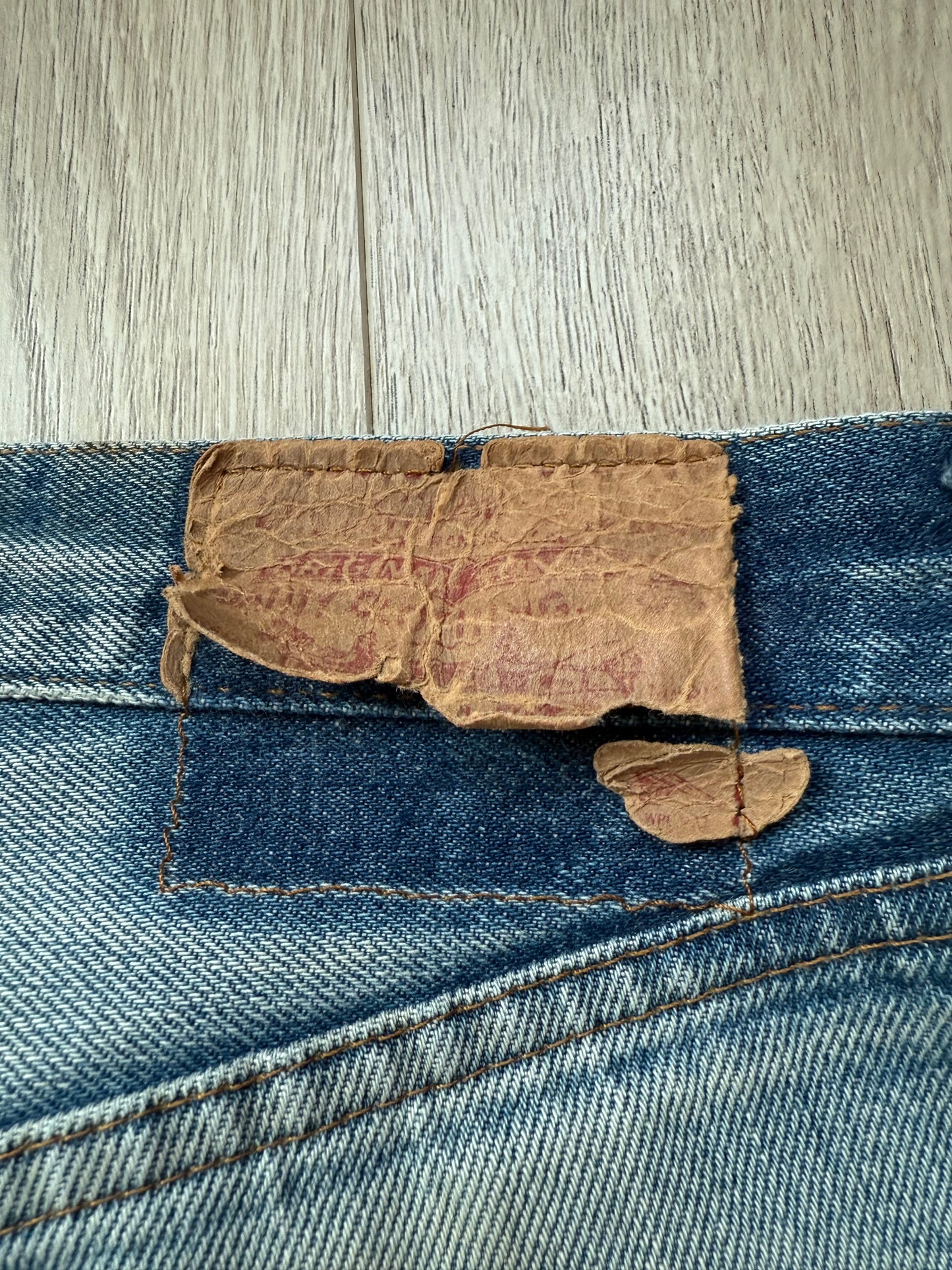 CHROME HEARTS PATCHES WORK Levis 501 DENIM JEANS SZ36