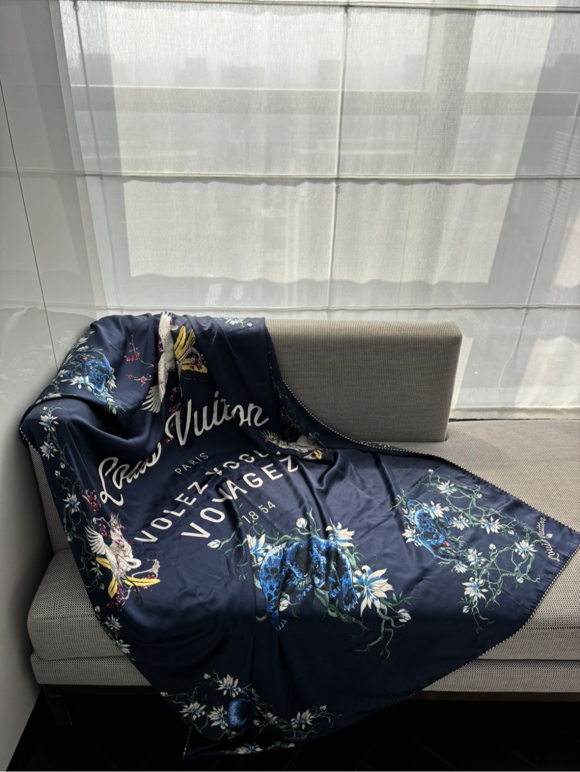 Louis Vuitton Runway Panther Blanket