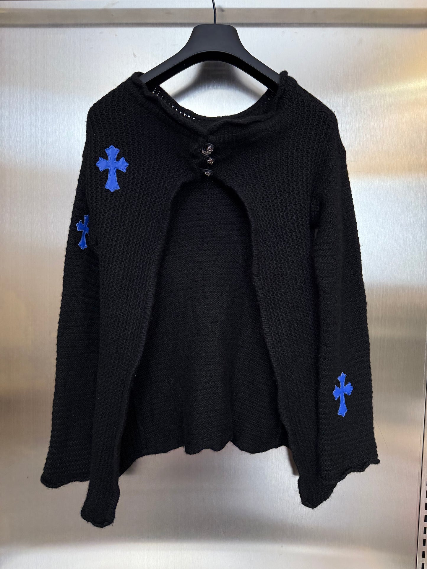 Chrome Hearts Cashmere Cape Coat