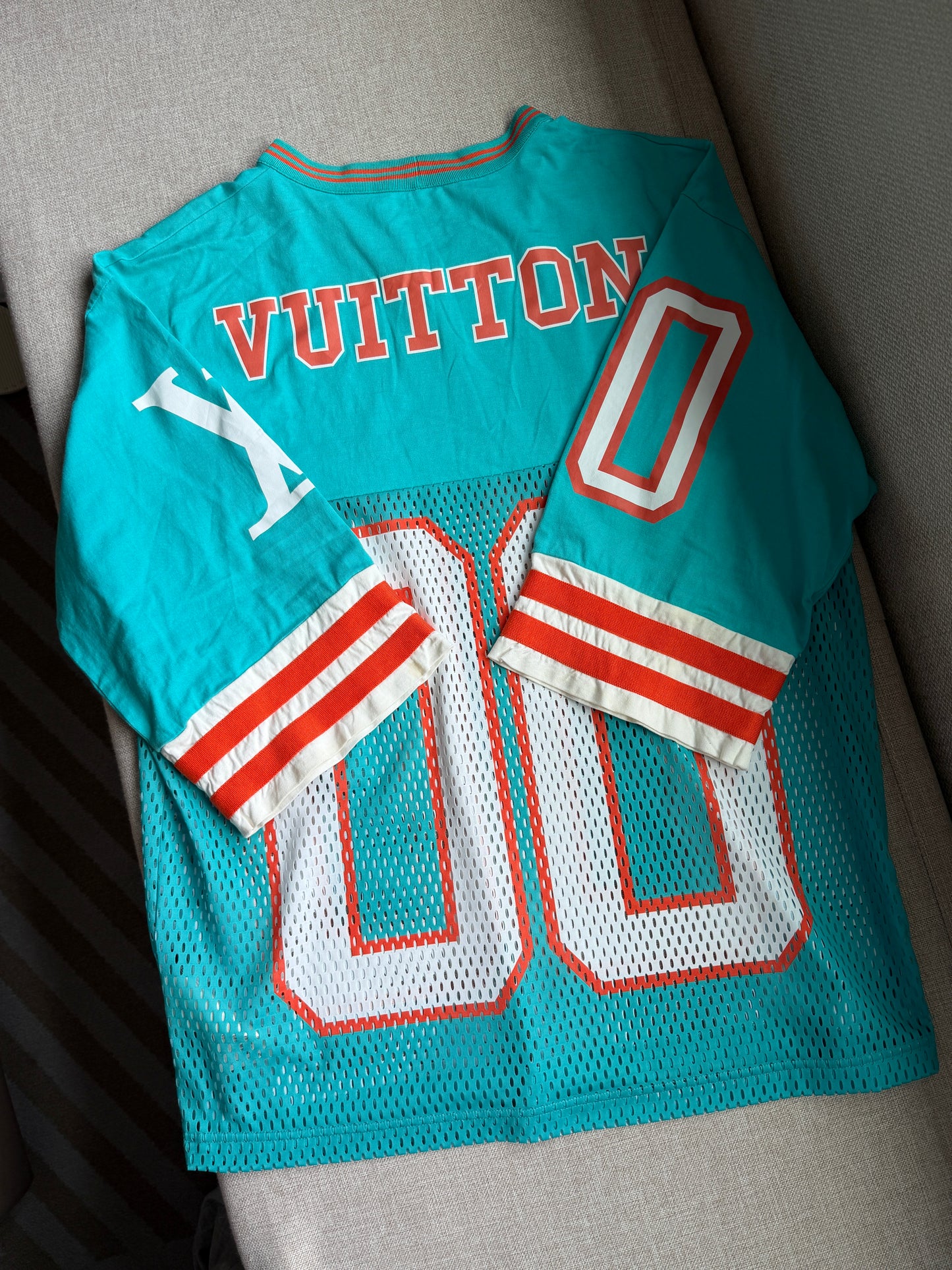Louis Vuitton SS22 Hockey Jersey Tee Shirt