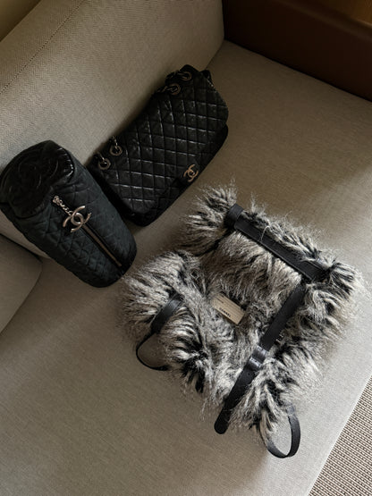 Chanel RARE 2010 AW Icebergs RTW Fantasy Furs Backpack