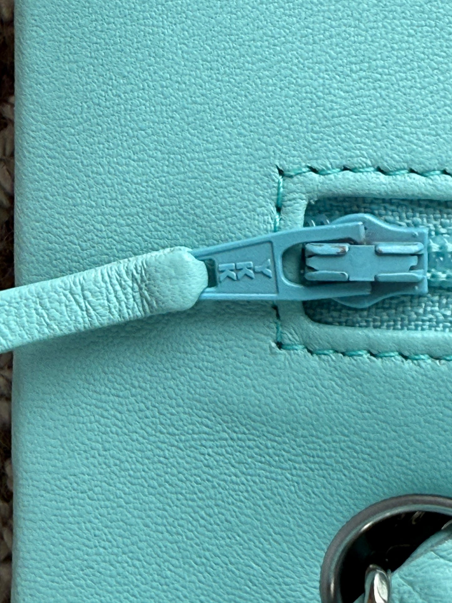 Chanel 2019C Tiffany Blue Lamb Skin Classic Flap Silver Hardware