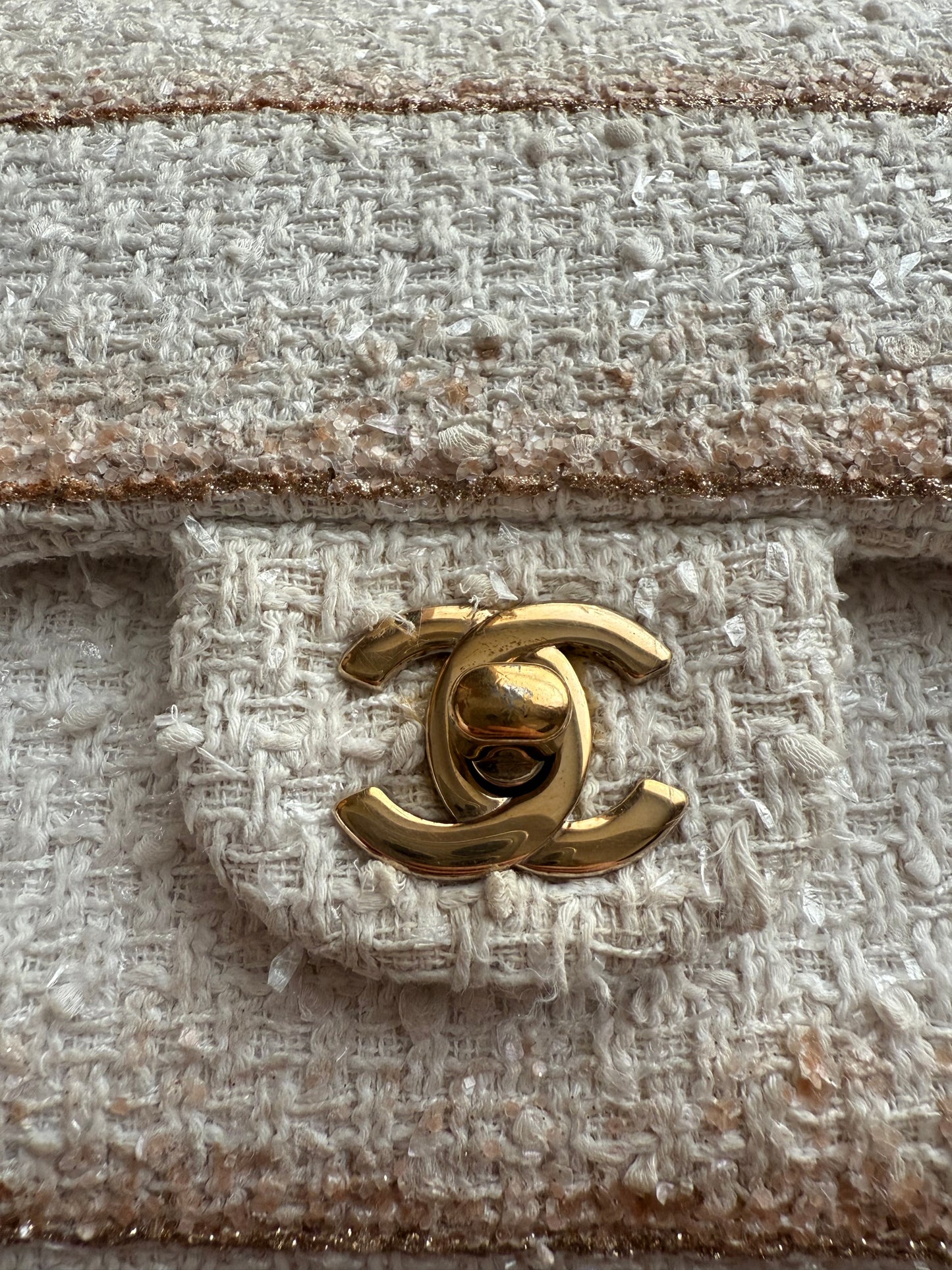 Chanel 2019 Tweed Classic Flap medium Bag