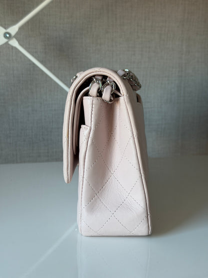 Chanel 2014S Light Pink Lambskin Medium Classic Flap