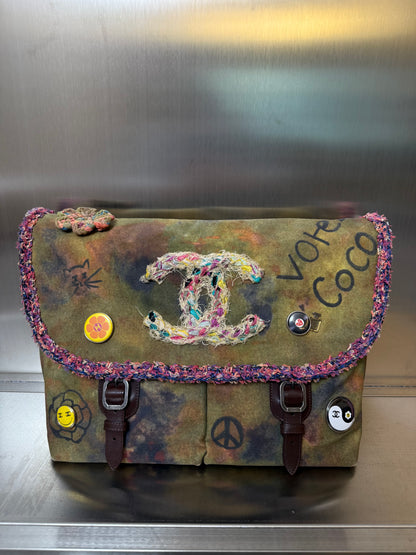Chanel 15S On the Pavements graffiti messenger bag
