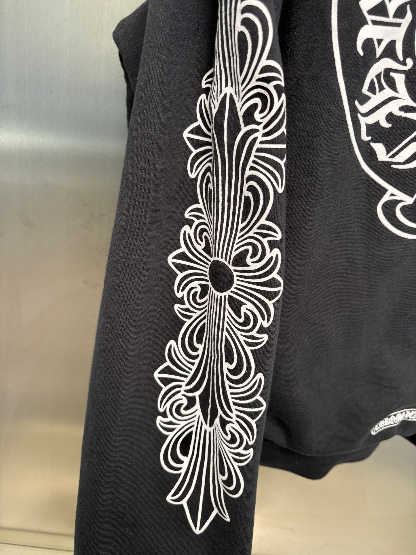 Chrome Hearts Horseshoe FUXK YOU Zip Up Thermal Hoodie