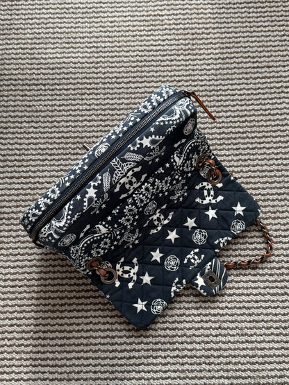 Chanel 2014 Paris Dallas Metiers D’art Bandana Medium Classic Flap