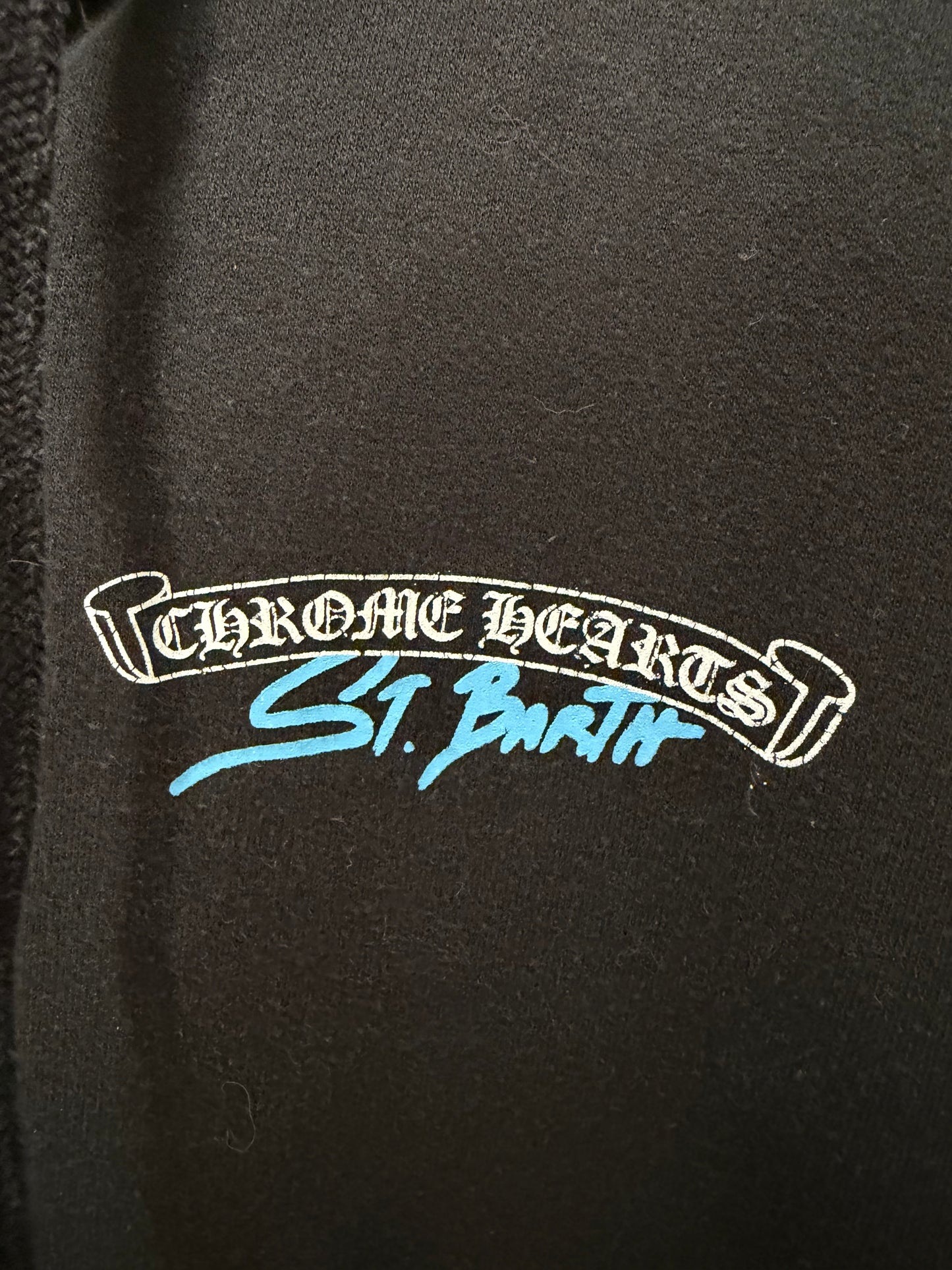 Chrome Hearts St.Barth Horseshoe Zip Up Hoodie