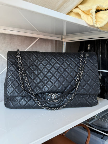 Chanel Quilted Grained Calfskin Airlines XXL Bag