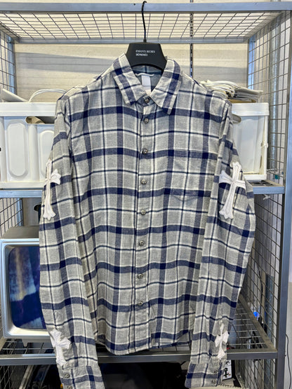 Chrome Hearts Cross Patches Flannel Shirt