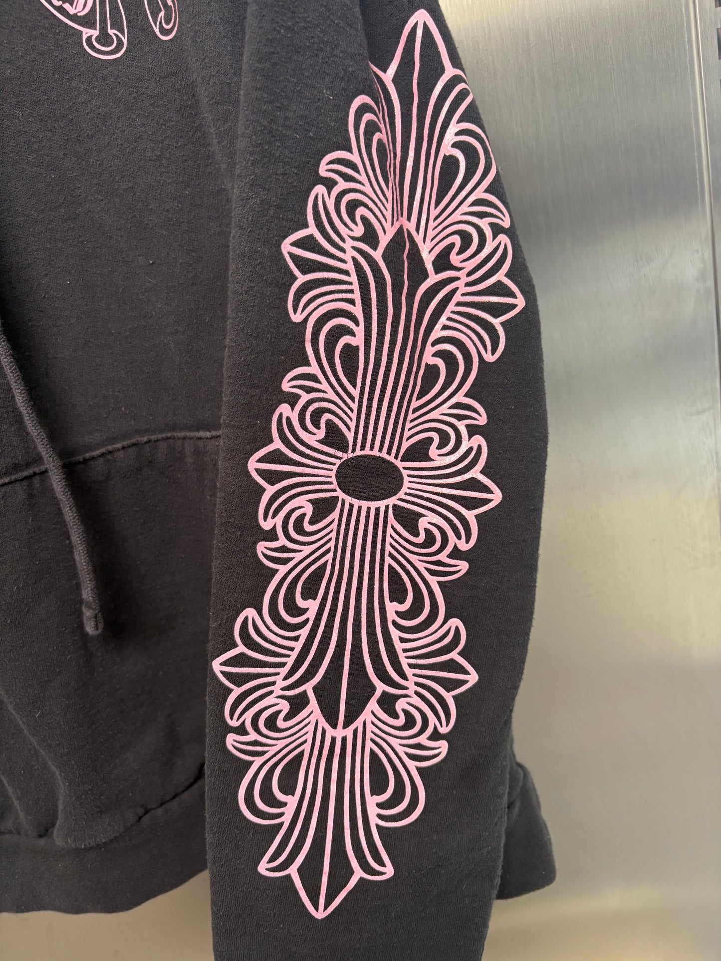 Chrome Hearts Friends&Family Pink Glitter Hoodie