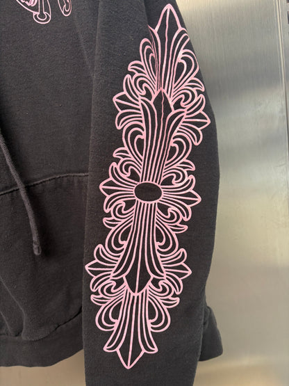 Chrome Hearts Friends&Family Pink Glitter Hoodie