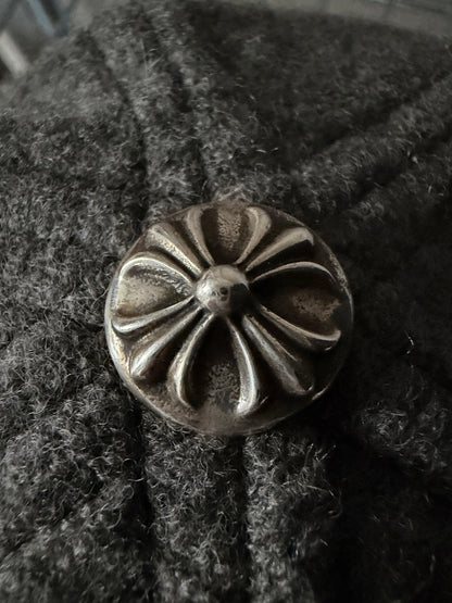 Chrome Hearts wool cemetery cross patches hat