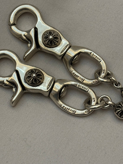 Chrome Hearts Tiny Cross pendant wallet chain