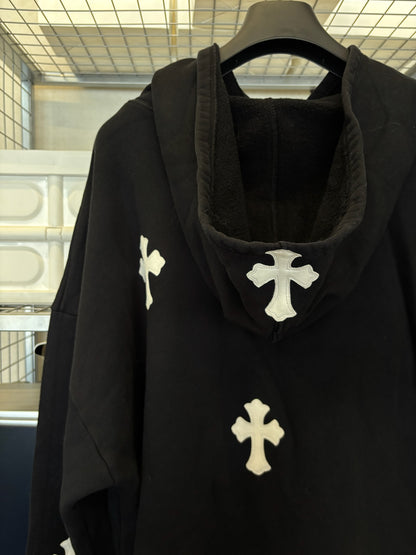 Chrome hearts patches hoodie