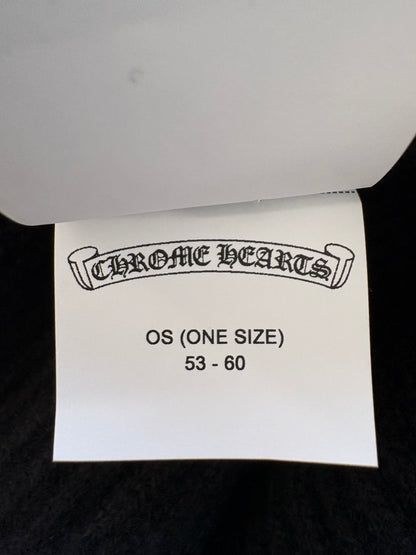 Chrome Hearts Black Big Daddy Cashmere Beanie