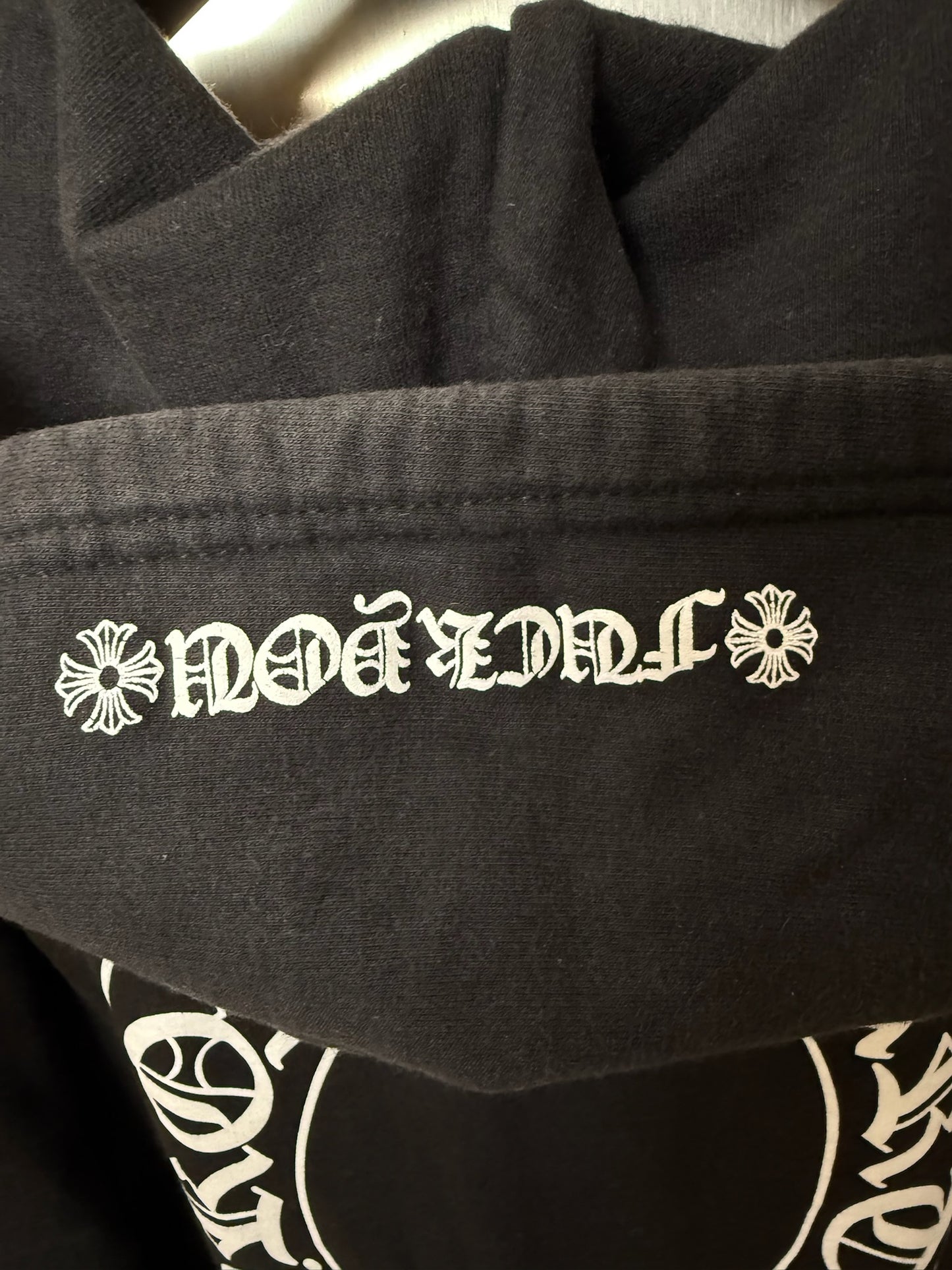 Chrome Hearts Fuxk You Floral Cross Zip Up Hoodie