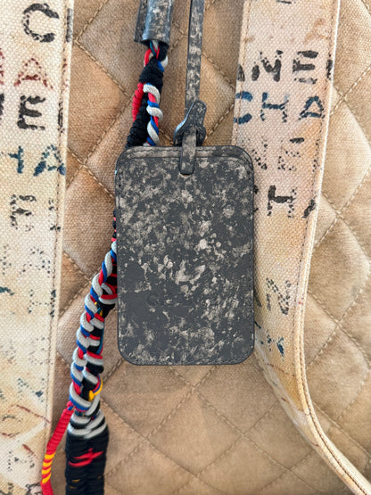 Chanel 2014 Large Art School Beige Graffiti Backpack